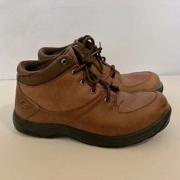 Dunham Men's Addison 8006BR Mid Cut Brown Leather Waterproof Boot Shoe Mens 9.5 - Picture 2 of 12